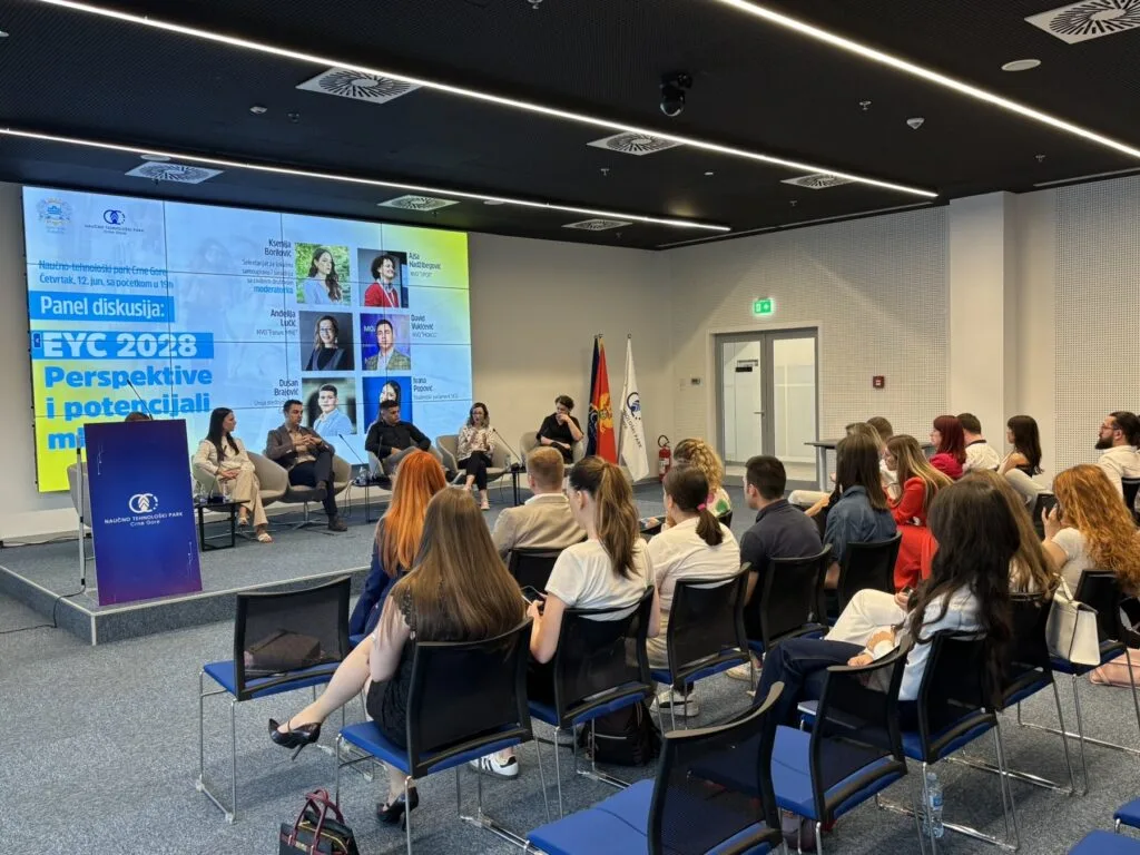 Podgorica učvršćuje kandidaturu za Evropsku prijestonicu mladih 2028: Održan panel „EYC 2028: Perspektive i potencijali mladih”