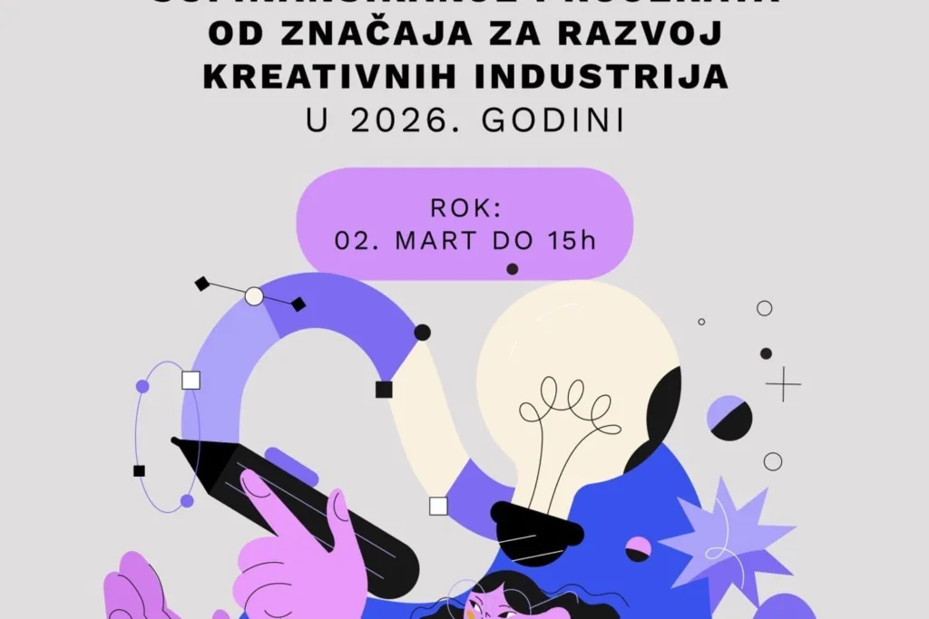 MKM: Za kreativne industrije u 2026. opredijeljeno 400.000 eura