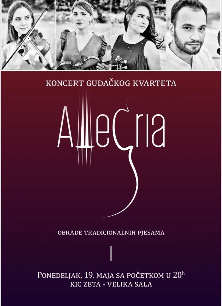 Kvartet Allegria u KIC-u “Zeta”