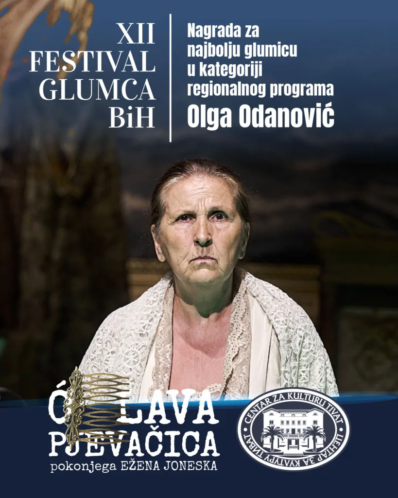 „Ćelava pjevačica“ osvojila tri nagrade na Festivalu glumca u Konjicu