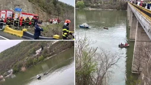 Minibus u Rumuniji upao u Dunav, u toku spasilačka akcija