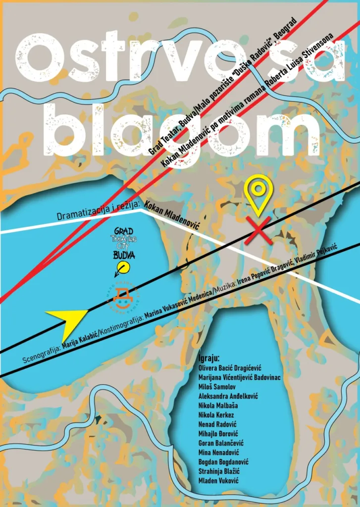 “Ostrvo sa blagom” na sceni između crkava