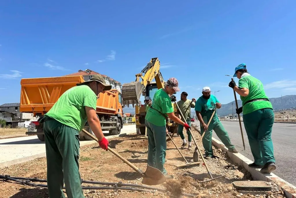 Pejzažno uređenje Bulevara Veljka Vlahovića