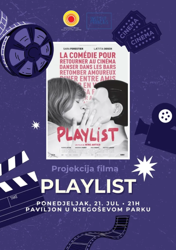 Projekcija filma “Playlist” u Paviljonu u Njegoševom parku