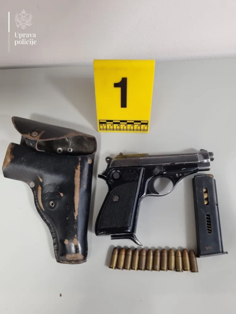U Rožajama oduzeti pištolj i municija