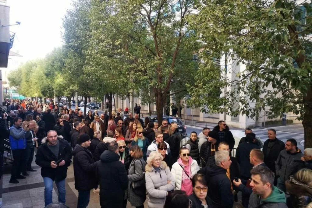 Protest Sindikata uprave i pravosuđa: Tražimo hitan sastanak sa Delegacijom EU