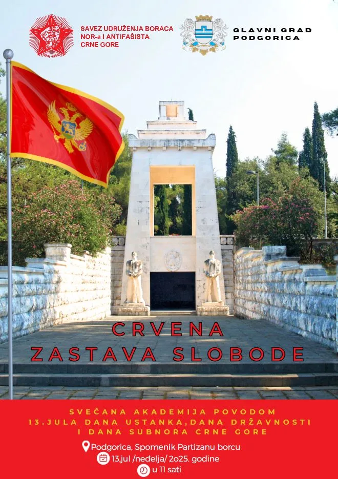 Proslava 13. jula u Podgorici: Obilježavanje Dana ustanka i Dana državnosti