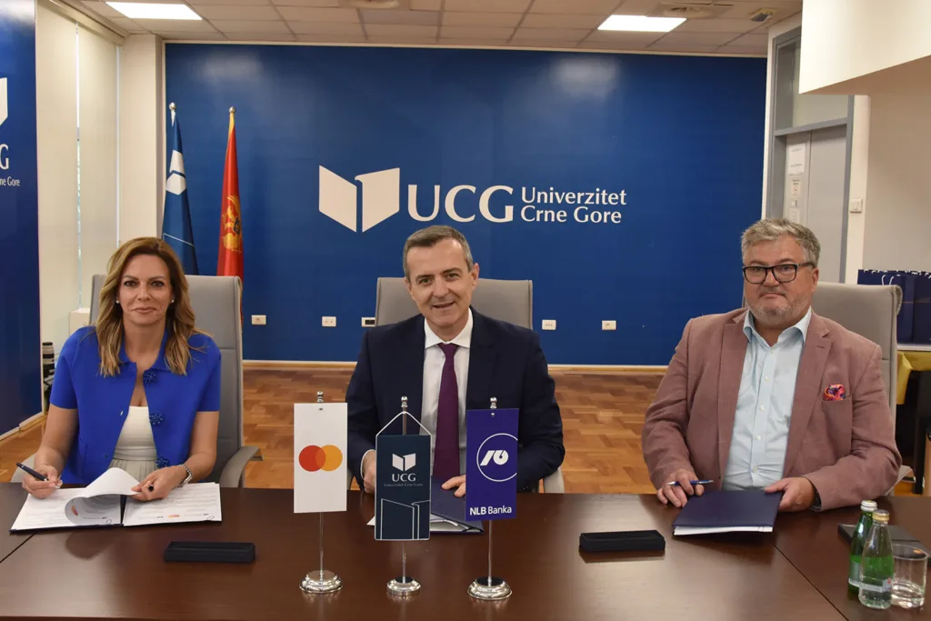 UCG, NLB i Mastercard potpisali Memorandum o saradnji: Uvođenje online plaćanja studentskih obaveza