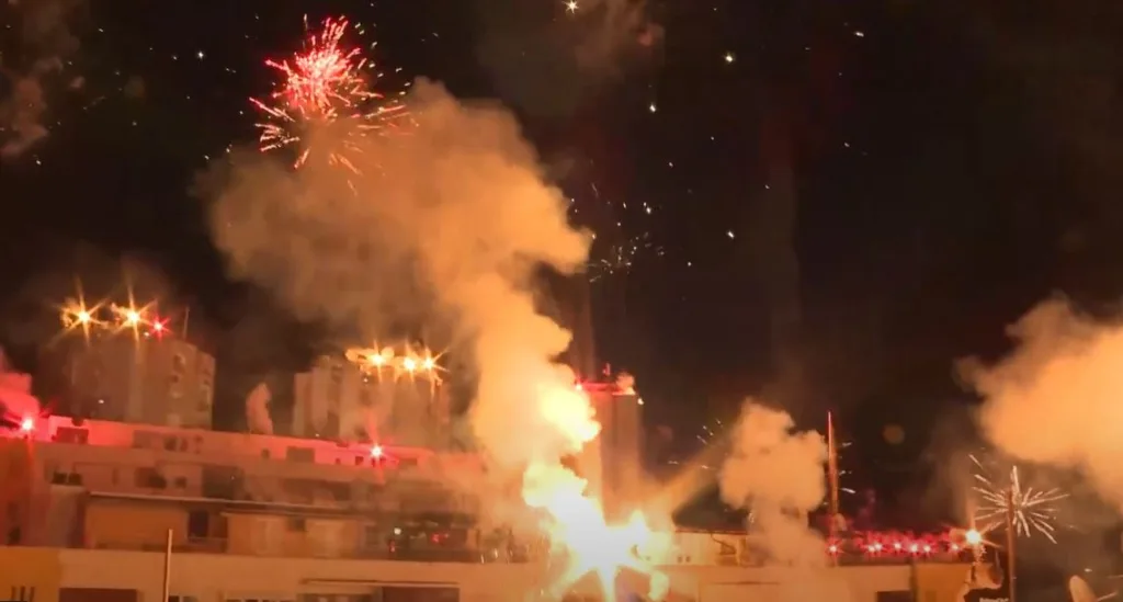 (VIDEO) Vatromet u Podgorici u čast Vaskrsa