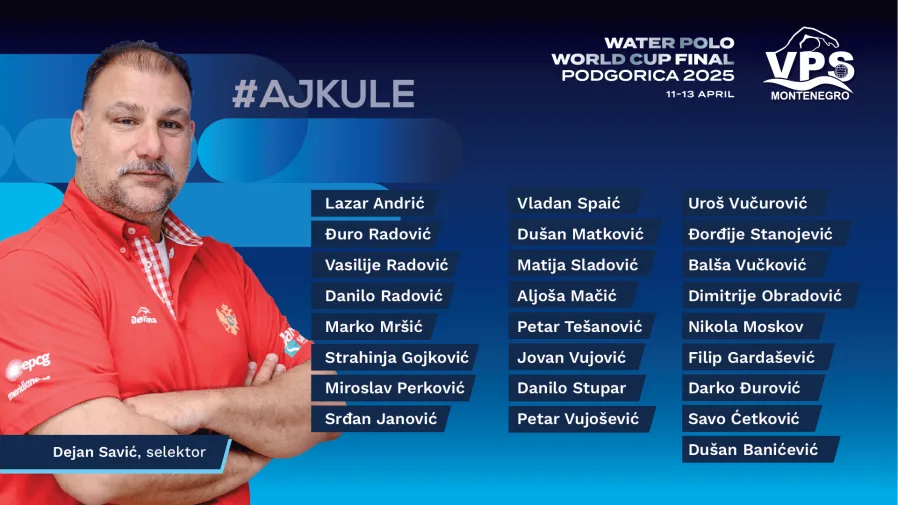 Dejan Savić izabrao za Supefinale Svjetskog kupa u Podgorici