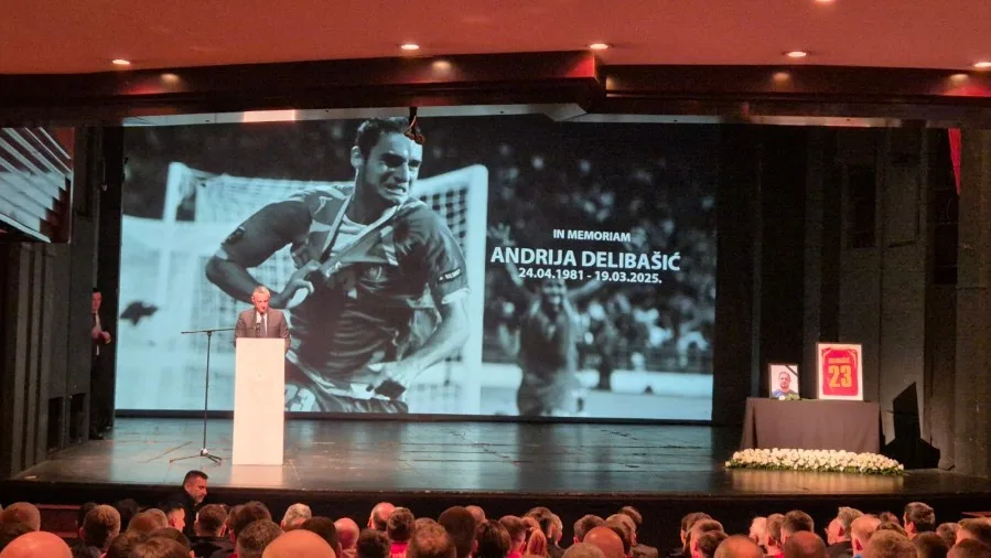 Održana komemoracija: Dragi Andrija, hvala ti na svemu, što si nam dao, počivaj u miru šampione